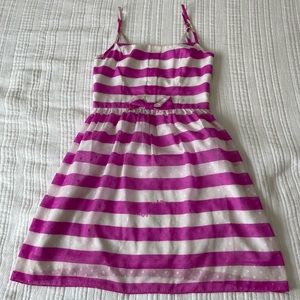 Lilly Pulitzer pink and white striped dress